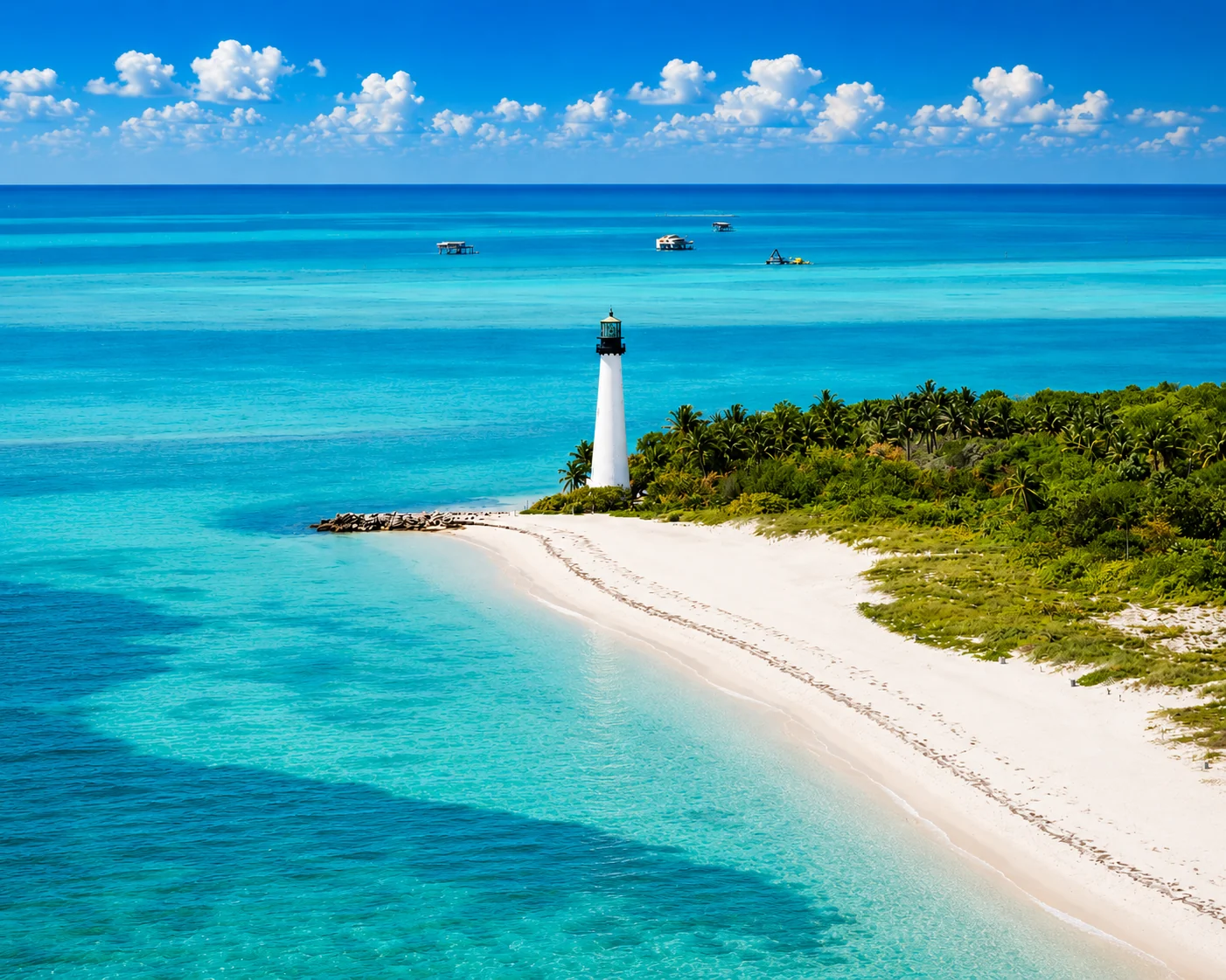 Cape Florida lighthouse on Key Biscayne