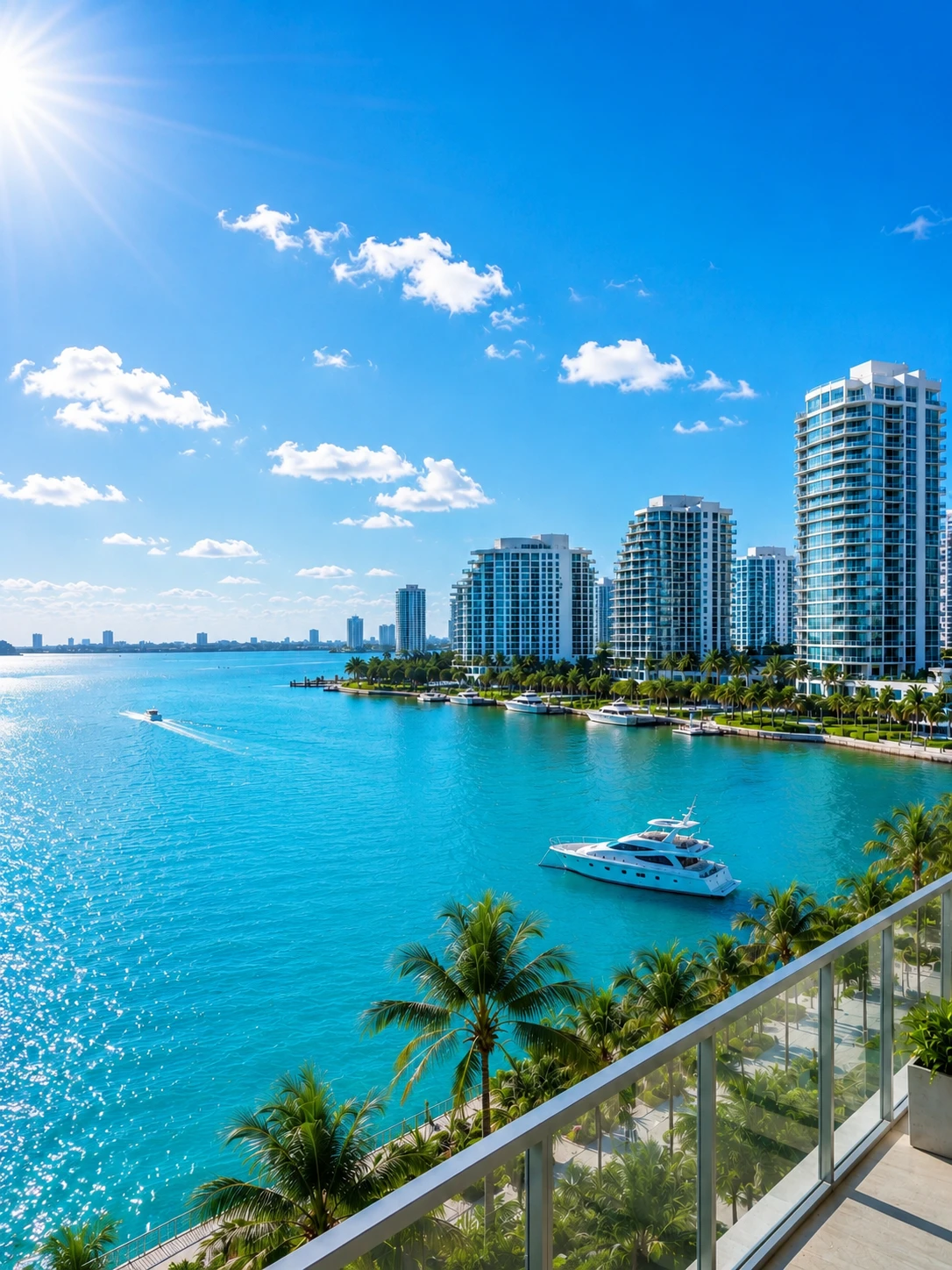Miami waterfront Florida